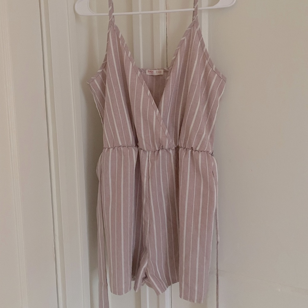 Light Pink Romwe Romper